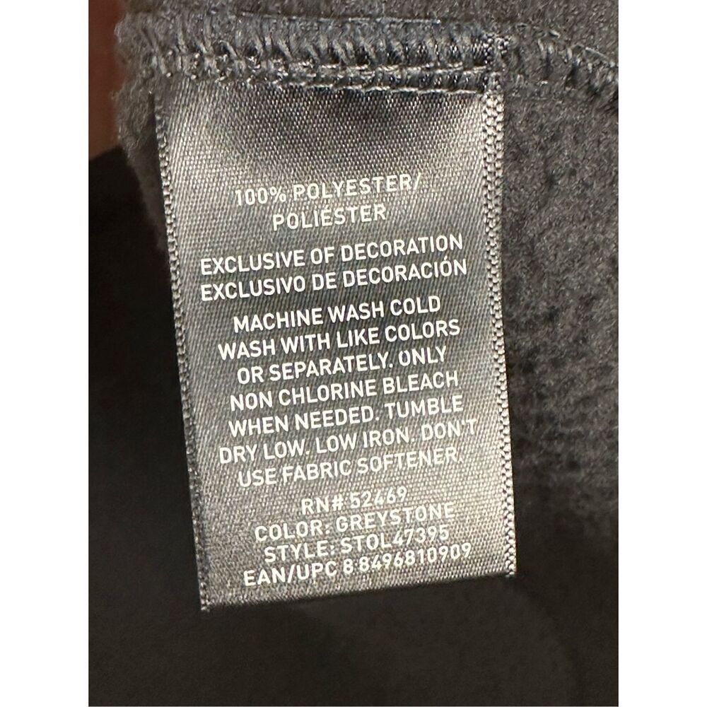 Swiss Tech sz M full zip jacket dark gray hoodie - Picture 7 of 9
